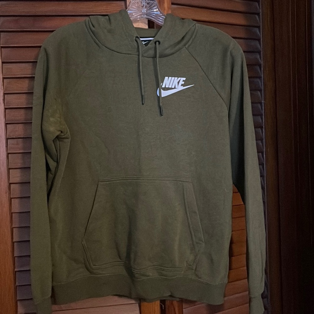 Nike Army Green Hoodie